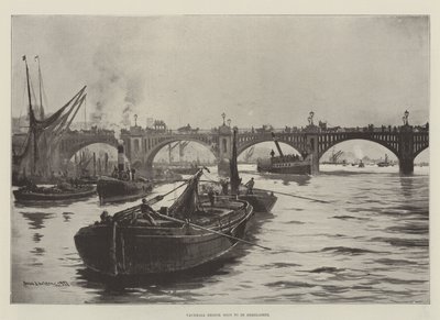 Vauxhall Bridge binnenkort gesloopt door Charles John de Lacy